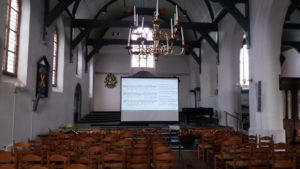De Grote Kerk Beverwijk waar het inloopkoor Kantado Festivalo wordt gehouden